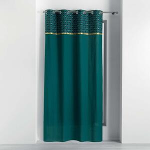 Draperie petrol din bumbac 140x240 cm Artchic – douceur d'intérieur