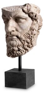 Bust din marmura Lucius Verus aspect antic, Dims: W. 23.5 D. 30 H. 58 (CM)