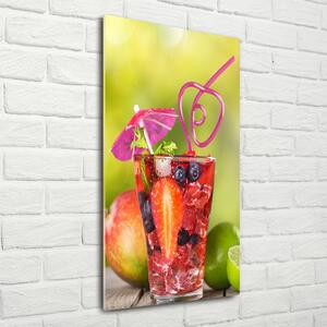 Tablou Printat Pe Sticlă cocktail de fructe