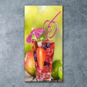 Tablou sticlă acrilică cocktail de fructe