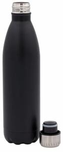 Sticla termos metalica Pufo Clasic pentru bauturi, izoterm, 500 ml, negru