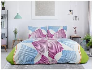 Lenjerie de pat din bumbac UNILO albastru-violetă Dimensiune lenjerie de pat: 70 x 90 cm | 140 x 200 cm