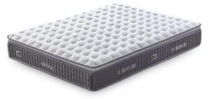 Saltea CARBON, alb/gri inchis, 160x200 cm