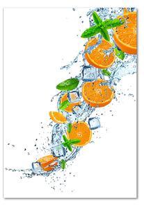 Fotografie imprimată pe sticlă portocale