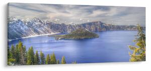 Tablou lacul montan (120x50 cm)