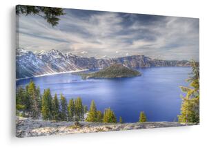 Tablou lacul montan (90x60 cm)