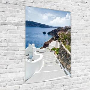 Tablou sticlă Santorini, Grecia