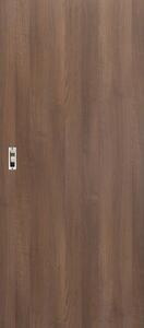 Foaie de ușă Classen nuc N1 MDF 203,5x84,4 cm glisantă cu decupaj pentru mâner metalic