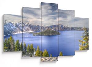 Tablou lacul montan (150x105 cm)
