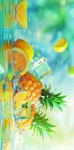 Prosop plaja LEMONADE 100x180 cm colorat, 100% microfibra