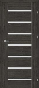 Foaie de ușă Classen stejar grigio Greco 3 MDF 203,5x64,4 cm dreapta 3 balamale
