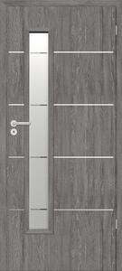 Foaie de ușă Classen stejar grigio Discovery 11 MDF 203,5x64,4 cm dreapta 3 balamale