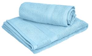 1x prosop de baie CLARYSSE ELEGANCE 70x140 cm + 1x prosop CLARYSSE 60x110 cm 100% bumbac, albastru deschis