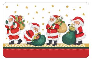 Suport pentru farfurii din plastic 28,5x44 cm cu model de Crăciun Tradition – douceur d'intérieur