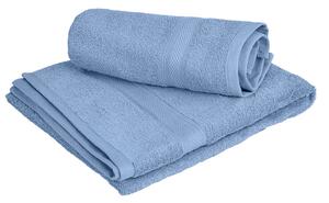 1x prosop de baie CLARYSSE ELEGANCE 70x140 cm + 1x prosop CLARYSSE 60x110 cm 100% bumbac, albastru