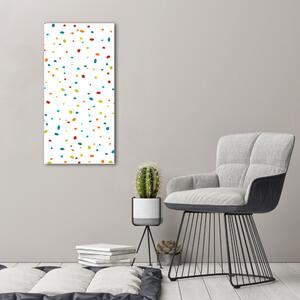 Tablou pe pânză canvas puncte colorate