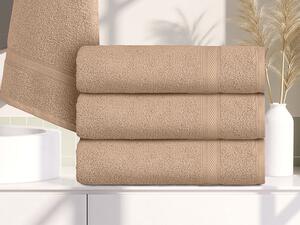 Prosop CLARYSSE ELEGANCE 70x140 cm nisipiu, 100% bumbac