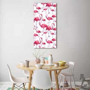 Fotografie imprimată pe sticlă Flamingos