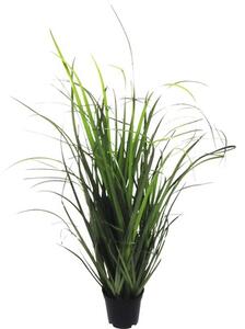 Plantă artificială iarbă, H 55 cm, verde