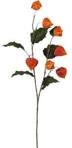 Floare artificială Physalis H 102 cm portocalie