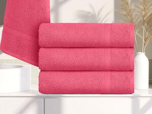 Prosop CLARYSSE ELEGANCE 70x140 cm coral, 100% bumbac