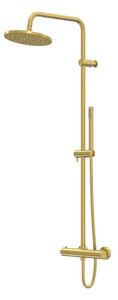 Steinberg 340 - Set de duș cu termostat, diametru 22 cm, auriu periat 340 2721 BG