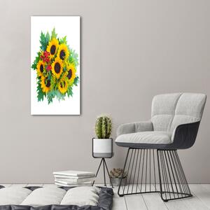 Tablou pe pânză canvas buchet de floarea-soarelui