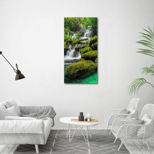 Imprimare tablou canvas Cascada din junglă