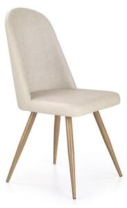 Scaun Houston 562, Crem, Stejar Honey, 90x49x59cm, 7 kg