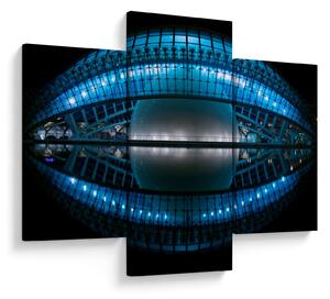 Tablou cu stadion de fotbal (90x60 cm)