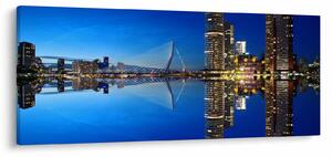 Tablou - Rotterdam nocturn (120x50 cm)