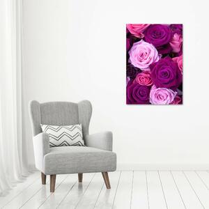 Print pe canvas trandafiri roz