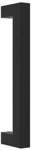 Mânere de dulap, 10 buc., negru, 128 mm, oțel inoxidabil