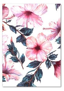 Tablou Printat Pe Sticlă hibiscus