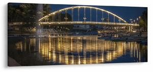 Tablou cu făntână arteziană (120x50 cm)