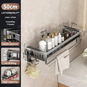 Lotionshelf™ Raft De Duș Cu Ventuză Pentru Loțiuni