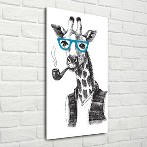 Fotografie imprimată pe sticlă ochelari Girafele