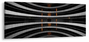 Tablou abstract - clădire (120x50 cm)