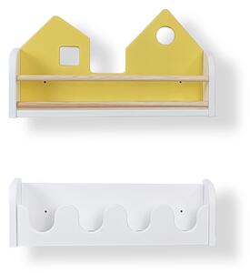 Set 2 rafturi perete Montessori NEST DUO