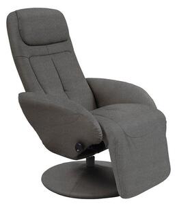 Fotoliu recliner Houston 491Gri inchis, 8x8x8cm, Tapiterie