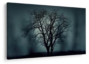 Tablou copaci în eclipsă (90x60 cm)