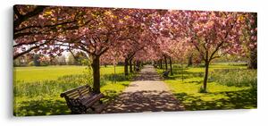 Tablou - livada cu cireși (120x50 cm)
