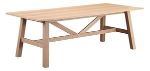 Masa Riverton 527 Maro deschis, 76x100x220cm, MDF, Lemn