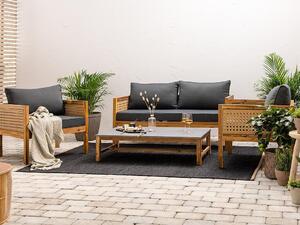 Set mobilier de exterior Comfort Garden 1017 Gri, Maro, Lemn