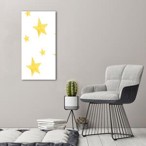Tablou pe pânză canvas stele galbene