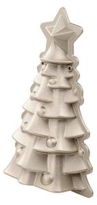 Formă de copt bej din aluminiu White Christmas Baking - Dr. Oetker, 16 x 26 cm