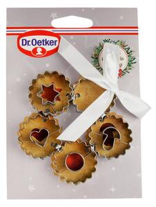 Set 5 forme de fursecuri de Crăciun Dr. Oetker, ø 3,5 cm
