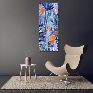 Tablou pe pânză canvas flori tropicale
