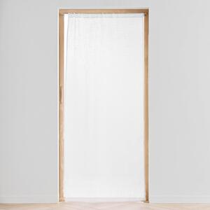 Draperie albă 90x200 cm cu prindere la ușă Haltona – douceur d'intérieur