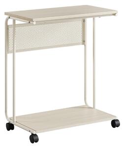 Masuta laterala C- Shape cu roti, 55x32x65cm